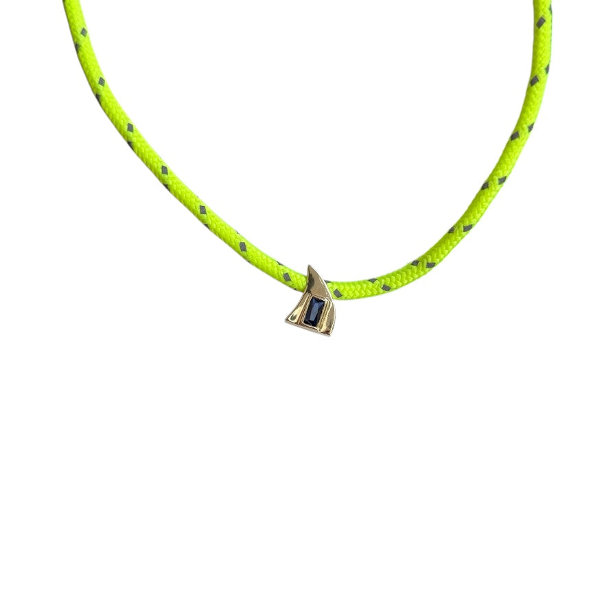 Sapphire Fin Necklace