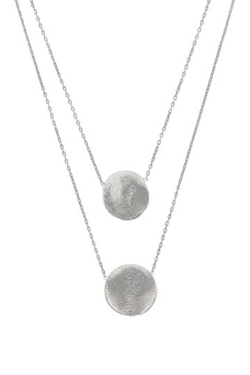 Double Wrap Fingerprint Necklace