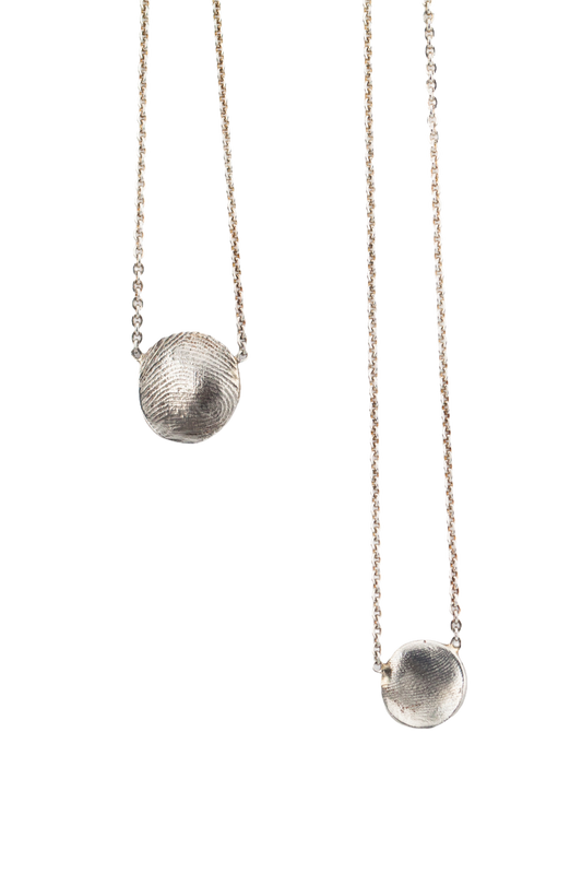 Men's Fingerprint Scapular Necklace