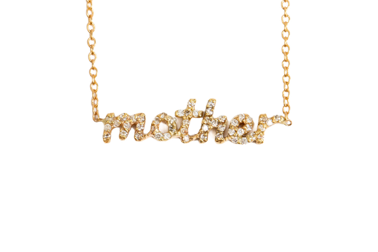 Diamond Mother Necklace