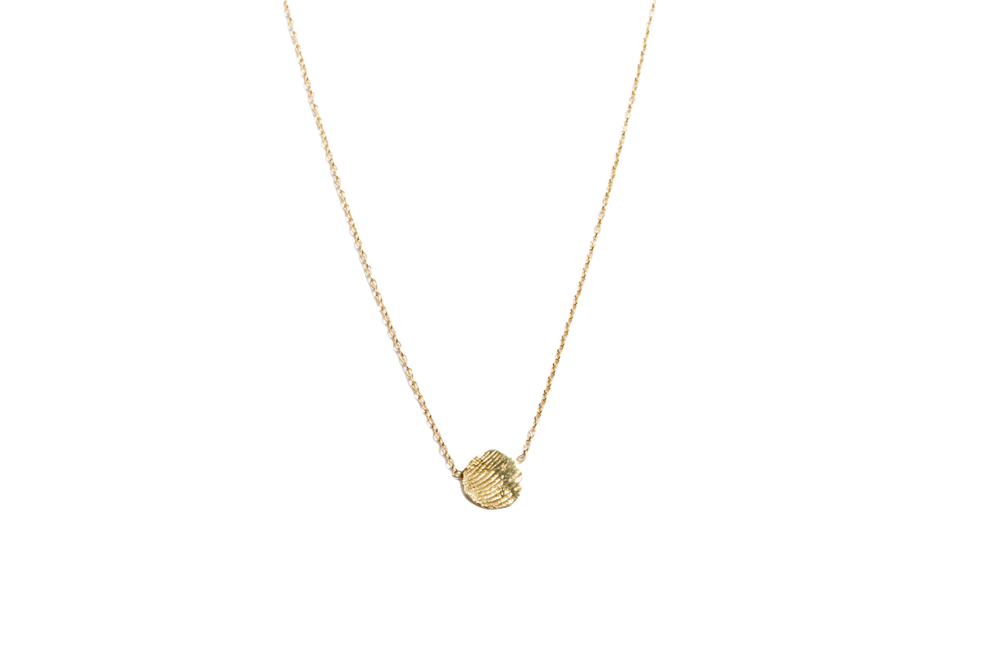 Single Tiny Print Necklace