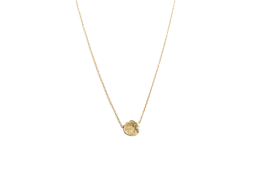 Single Tiny Print Necklace