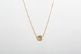 Load image into Gallery viewer, Single Tiny Print Necklace - Rose Gold 18"
