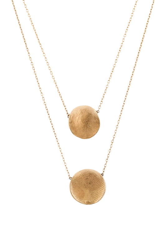 Double Wrap Fingerprint Necklace