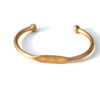 Small Personalized Brass Cuff Bracelets