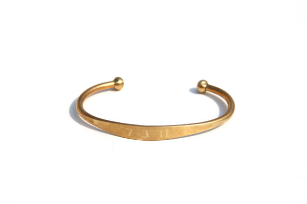 Large Brass Cuff Bracelet